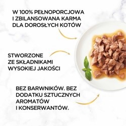 Gourmet Gold Karma dla kotów kawałki w smakowitym sosie z kurczakiem 85 g Gourmet Gold Karma dla kotów kawałki w smakowitym sosie z kurczakiem 85 g