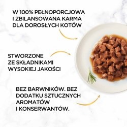 Gourmet Gold Karma dla kotów podwójna przyjemność wołowina i kurczak 85 g Gourmet Gold Karma dla kotów podwójna przyjemność wołowina i kurczak 85 g