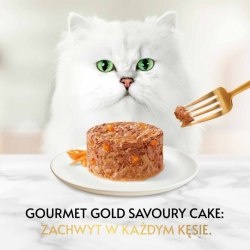 Gourmet Gold Karma dla kotów savoury cake z kurczakiem i marchewką 85 g Gourmet Gold Karma dla kotów savoury cake z kurczakiem i marchewką 85 g