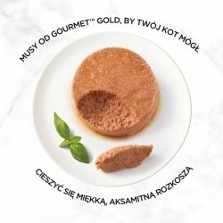 Gourmet Gold Karma mokra dla kociąt mus z cielęciną 85 g Odżywcza karma Gourmet Gold Karma mokra dla kociąt mus z cielęciną 85 g Odżywcza karma