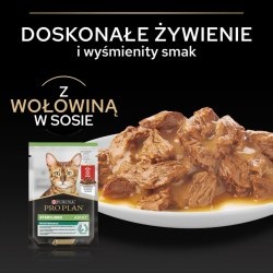 PRO PLAN Sterilised Maintenance Karma dla kotów z wołowiną w sosie 85 g PRO PLAN Sterilised Maintenance Karma dla kotów z wołowiną w sosie 85 g
