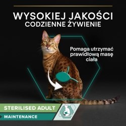 PRO PLAN Sterilised Maintenance Karma dla kotów z wołowiną w sosie 85 g PRO PLAN Sterilised Maintenance Karma dla kotów z wołowiną w sosie 85 g