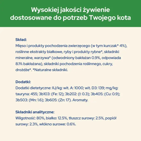 PURINA CAT CHOW Sterilised Mokra karma kurczak i bakłażan dla kotów 85 g. PURINA CAT CHOW Sterilised Mokra karma kurczak i bakłażan dla kotów 85 g.