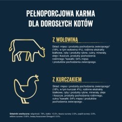 Felix Tasty Shreds Karma dla dorosłych kotów wołowina kurczak w sosie 4x80g Felix Tasty Shreds Karma dla dorosłych kotów wołowina kurczak w sosie 4x80g