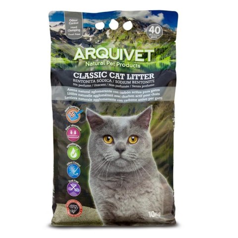 ARQUIVET Żwirek bentonitowy z aktywnym węglem 10 kg Arquivet ARQUIVET Żwirek bentonitowy z aktywnym węglem 10 kg Arquivet