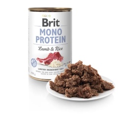 Brit Monoprotein Lam&Rice jagnięcina z ryżem mokra karma dla psa 400g