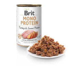 Brit Monoprotein Turkey&Sweet Potato indyk mokra karma dla psa 400g