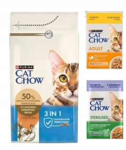 Purina Cat Chow Special Care 3w1 - 1,5kg + Saszetki 2x85g GRATIS