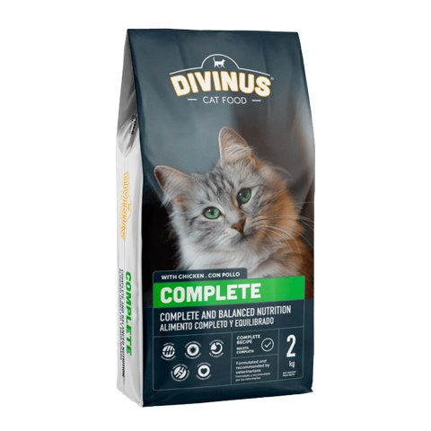 Divinus Cat Complete dla kotów dorosłych 2kg Divinus Divinus Cat Complete dla kotów dorosłych 2kg Divinus