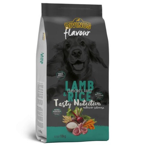 Divinus FLAVOUR DOG - jagnięcina z ryżem 18 kg Divinus Divinus FLAVOUR DOG - jagnięcina z ryżem 18 kg Divinus