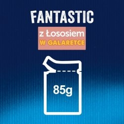 FELIX Fantastic Karma dla kotów z łososiem w galaretce 85 g FELIX Fantastic Karma dla kotów z łososiem w galaretce 85 g