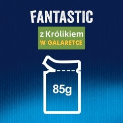 FELIX Fantastic Mokra karma dla kotów królik w galaretce 85 g FELIX Fantastic Mokra karma dla kotów królik w galaretce 85 g