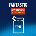 FELIX Fantastic Mokra karma dla kotów z wołowiną w galaretce 85 g