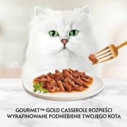 Gourmet Gold Karma dla kotów casserole z kaczką i indykiem w sosie 12x85 g Gourmet Gold Karma dla kotów casserole z kaczką i indykiem w sosie 12x85 g