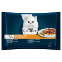 Gourmet Perle Karma dla kotów mini fileciki mix w sosie 340 g (4 x 85 g)