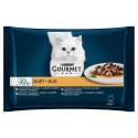 Gourmet Perle Karma mokra dla kotów dorosłych duet mięsny 340 g (4 x 85 g)
