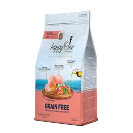 HappyOne Grain-Free Mediterraneum Cat 2Kg koty dorosłe HappyOne Meditteraneum