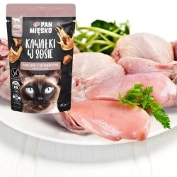 KARMA MOKRA DLA KOTA PAN MIĘSKO SASZETKA KURCZAK PRZEPIÓRKA 85G BEZZBOŻOWA KARMA MOKRA DLA KOTA PAN MIĘSKO SASZETKA KURCZAK PRZEPIÓRKA 85G BEZZBOŻOWA