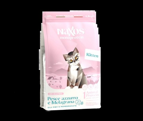 NAXOS CAT KITTEN karma dla kociąt ryba z granatem 1,5 kg Naxos NAXOS CAT KITTEN karma dla kociąt ryba z granatem 1,5 kg Naxos