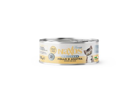 NAXOS CAT Puszka dla kociąt smaku kurczaka i kaczki 85g Naxos NAXOS CAT Puszka dla kociąt smaku kurczaka i kaczki 85g Naxos