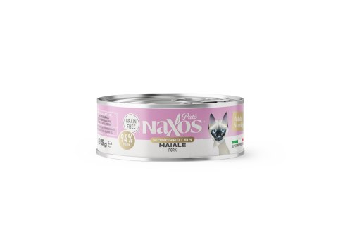 NAXOS CAT STERILIZED MONO Puszka dla kotów sterylizowanych o smaku wieprzowiny 85g Naxos NAXOS CAT STERILIZED MONO Puszka dla kotów sterylizowanych o smaku wieprzowiny 85g Naxos