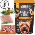 Pan Mięsko mokra karma dla psa Indyk z Kaczką saszetka 150g Pan Mięsko mokra karma dla psa Indyk z Kaczką saszetka 150g