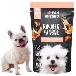 Pan Mięsko mokra karma dla psa cielęcina z królikiem saszetka 150g