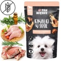 Pan Mięsko mokra karma dla psa cielęcina z królikiem saszetka 150g Pan Mięsko mokra karma dla psa cielęcina z królikiem saszetka 150g