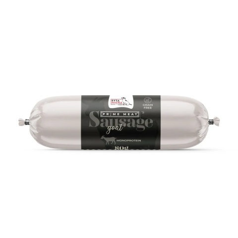 Syta Micha Prime Meat Kiełbaska treningowa z kozą 80g Syta Micha Prime Meat Kiełbaska treningowa z kozą 80g