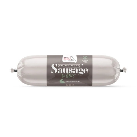 Prime Meat Kiełbaska treningowa z królikiem 80g Prime Meat Kiełbaska treningowa z królikiem 80g