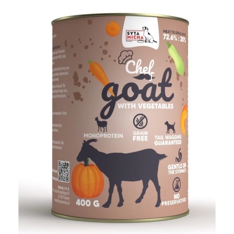 Syta Micha CHEF Koza z warzywami 400 g