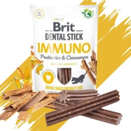 Brit Dental Stick Immuno Probiotics& Cinnamon przysmak dla psa 25g
