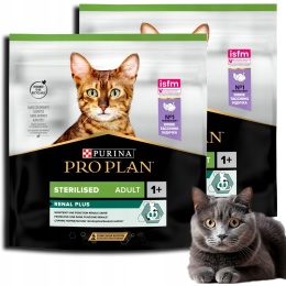 Pro Plan Sterilised indyk sucha karma dla kota 400g+400g gratis
