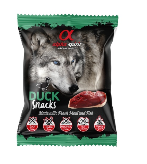 Przysmak dla psa Alpha Spirit Duck Snacks 50 g Przysmak dla psa Alpha Spirit Duck Snacks 50 g
