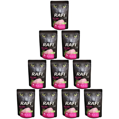 Rafi Cat saszetka indyk 10 x 100 g Rafi Rafi Cat saszetka indyk 10 x 100 g Rafi