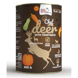 Syta Micha CHEF Jeleń z warzywami 400 g
