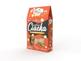 Syta Micha Ciastka dla psa Waniliowe ciacha z dziczyzną, kokosem i morelami 100g