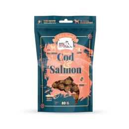 Syta Micha Fish & Seafood Przysmaki z łososiem dla psa 80g
