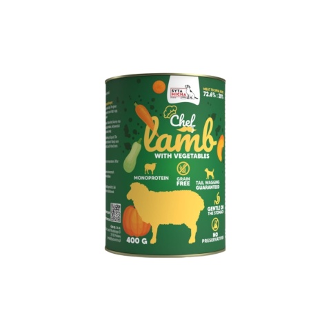 Syta Micha CHEF Jagnięcina z warzywami 400g