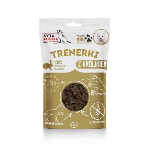 Syta Micha Trenerki z królika dla psa 80g