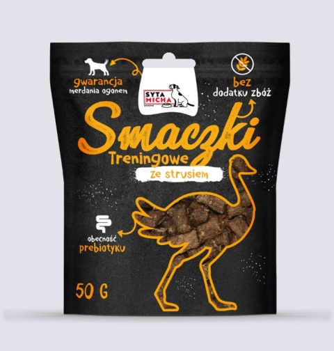 Syta Micha Smaczki treningowe ze Strusiem 50g