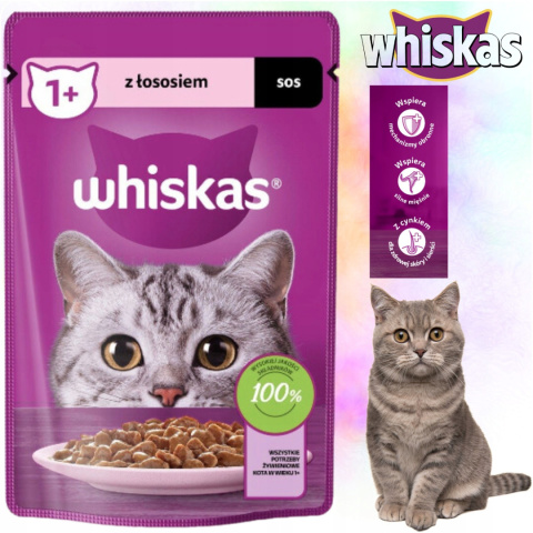 Whiskas łosoś w sosie Whiskas łosoś w sosie