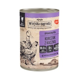 Wiejska Zagroda Karma mokra dla kota Kurczak z kaczką 400g