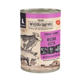 Wiejska Zagroda Karma mokra dla psa Mięsna uczta dla szczeniąt 400g