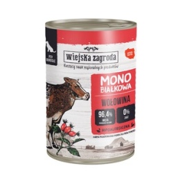 Wiejska Zagroda Karma mokra dla psa Monoproteinowa Wołowina 400g