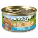 ARQUIVET puszka dla kota kurczak w sosie ze szprotką 80g Arquivet ARQUIVET puszka dla kota kurczak w sosie ze szprotką 80g Arquivet