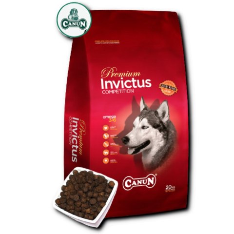 Canun Invictus 20kg karma premium dla psa z jagnięciną i rybą Canun Premium