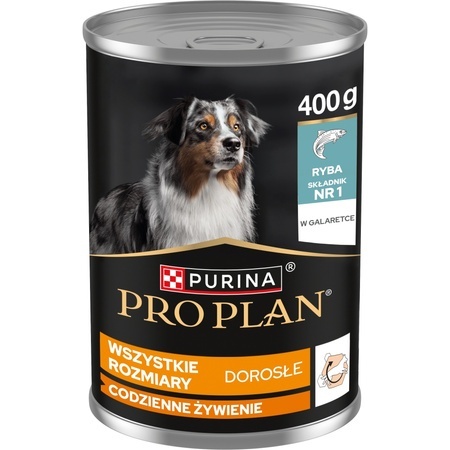 Pro Plan mokra karma dla psów bogata w indyka w galaretce 400g