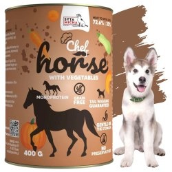Syta Micha CHEF koń z warzywami 400g Syta Micha CHEF koń z warzywami 400g