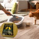 Żwirek dla kota regeneracyjny 2,5l Łapka pelet kukurydziany kotów z ziołami